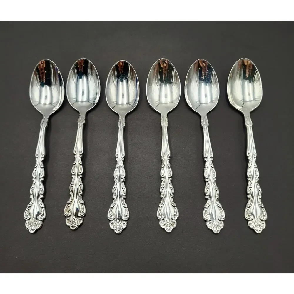 ONEIDA Community Beethoven Silverplate Baroque Vintage Set 6